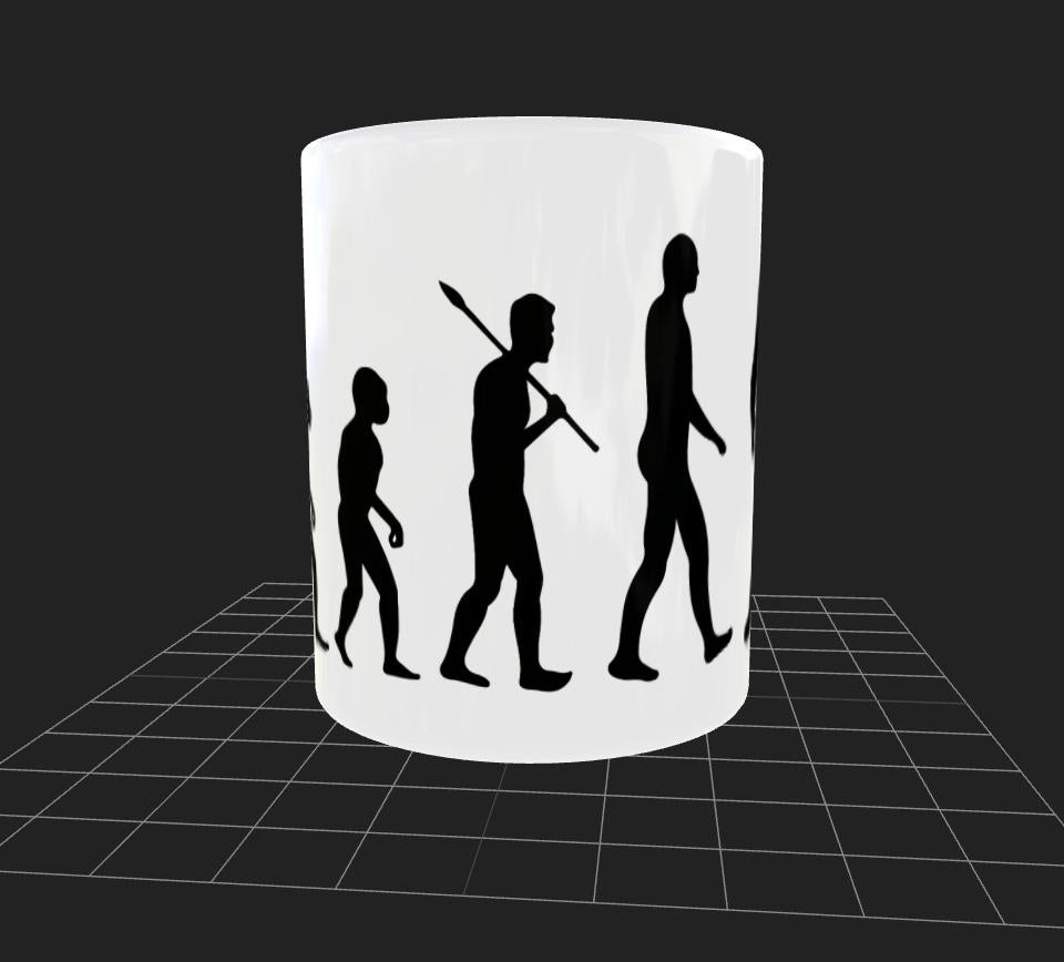 Mug 'Mécanique' Design Élégant et Finition de Haute Qualité Idéale pour les Collectionneurs ou Cadeau Unique