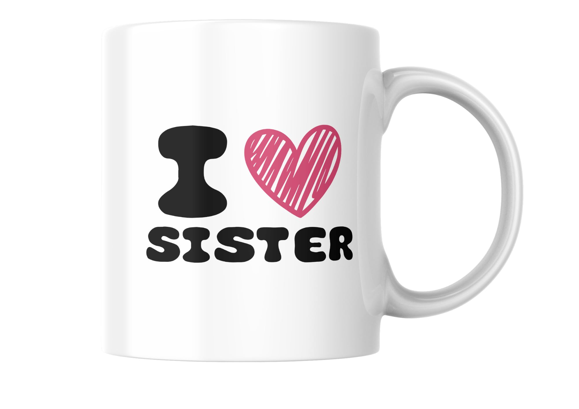 Mug I LOVE SISTER ( Je t'aime ma Soeur)