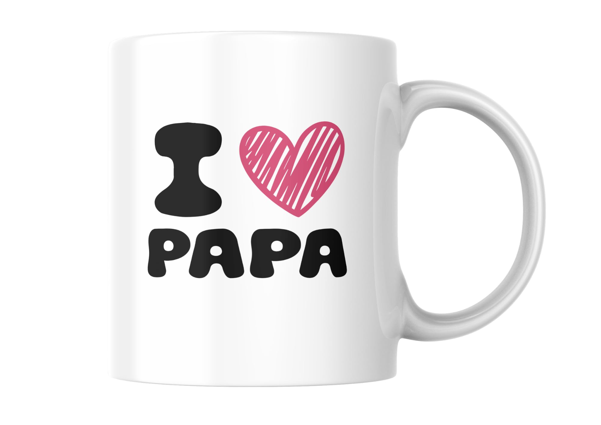 Mug I Love Papa (Je t'aime Papa)