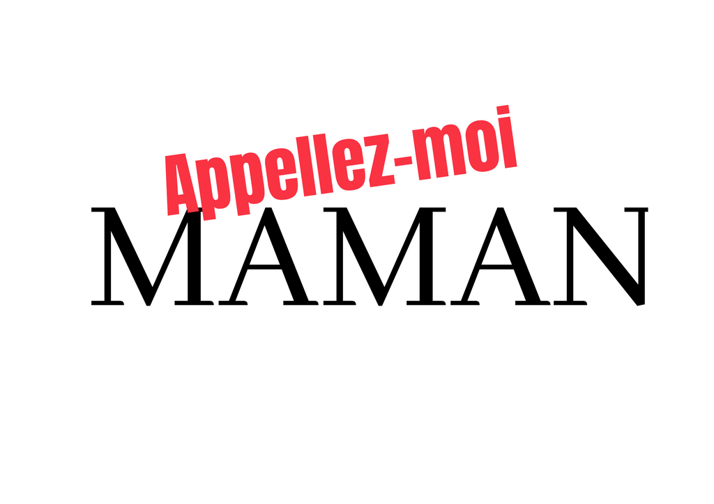Jute shopping Tote Bag Appellez-moi Maman