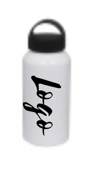 Gourde blanche en Aluminium 500 ml