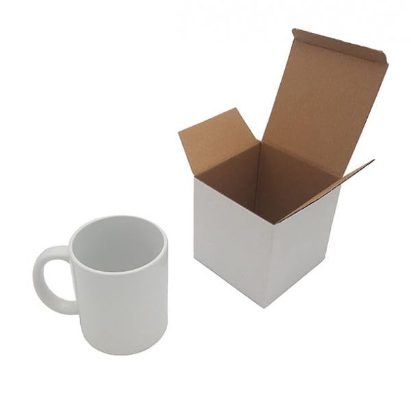 Mug Sublimation en céramique avec boite individuelle - H. 9.5 cm - Ø 8 cm