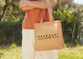 Jute shopping Tote Bag Maman