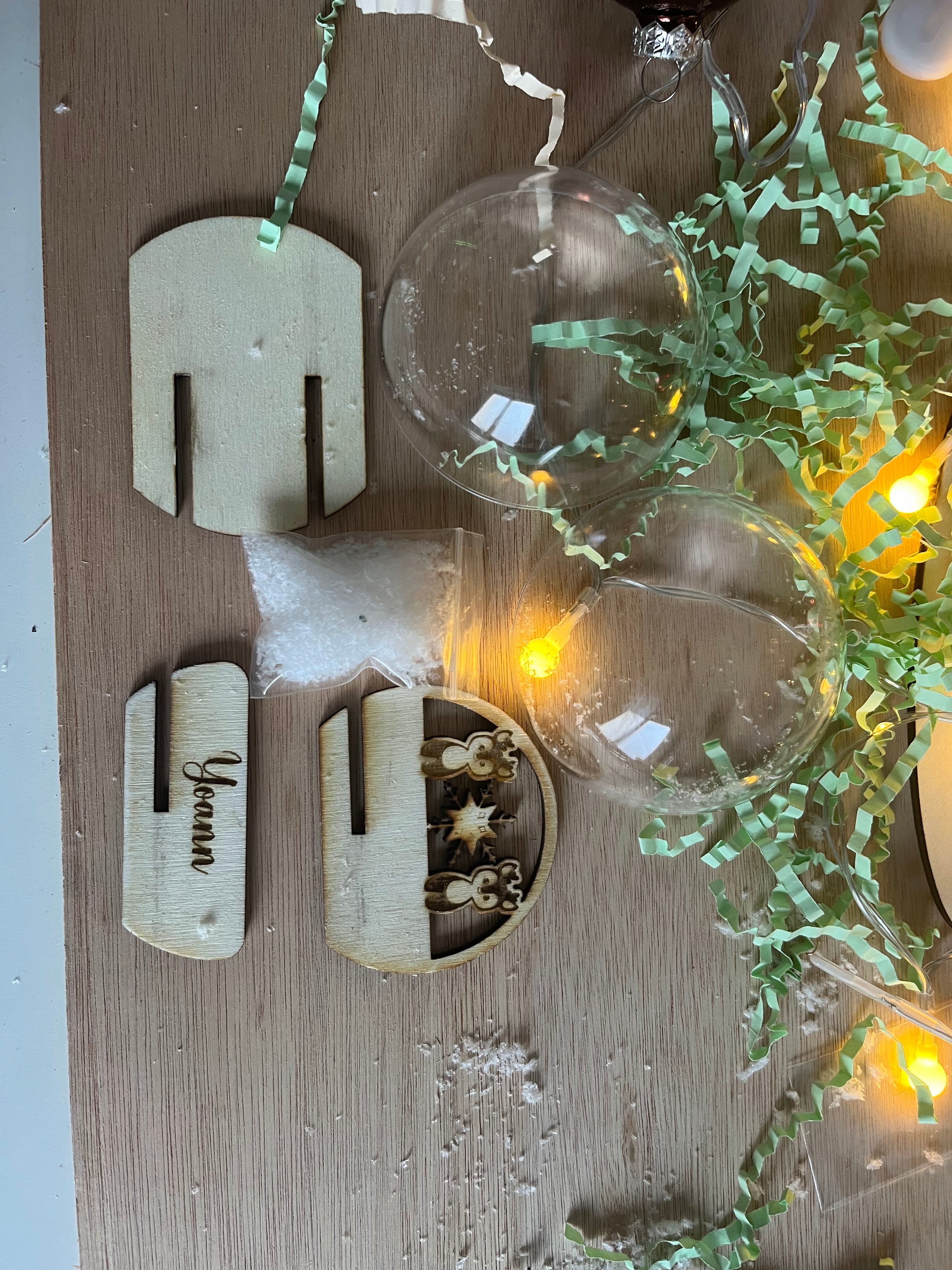 Boule de Noel à monter