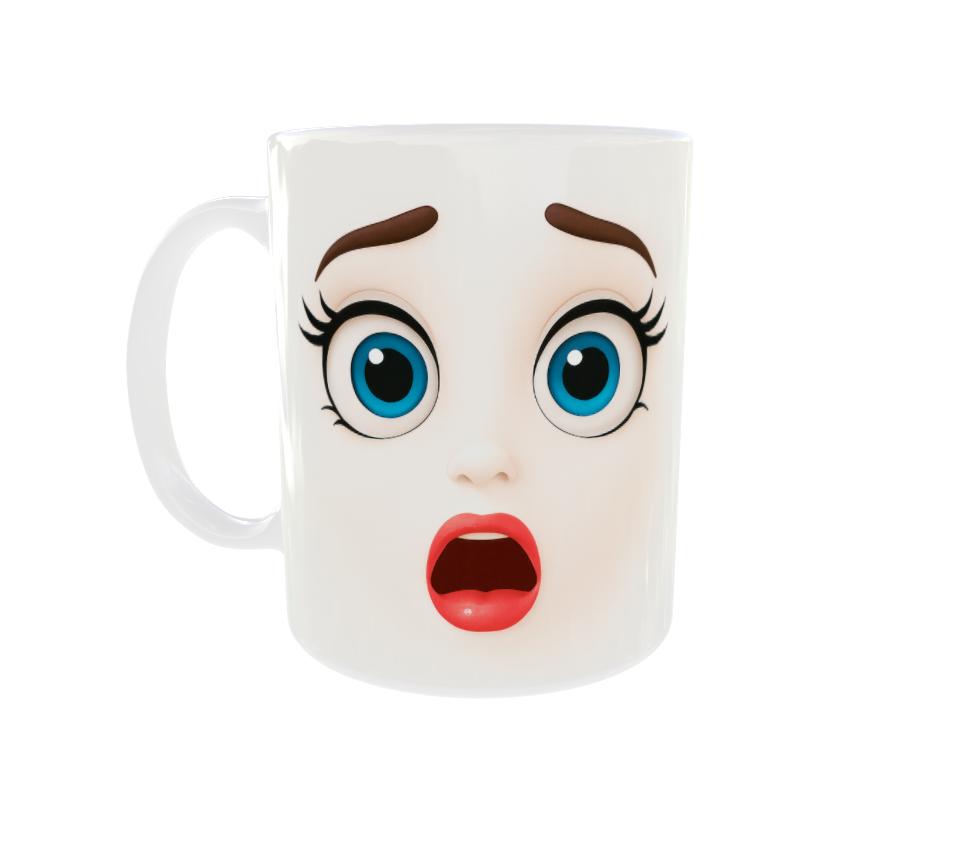 Mug 'smiley' Design Élégant et Finition de Haute Qualité Idéale pour les Collectionneurs ou Cadeau Unique