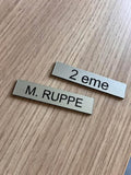 plaque de boite aux lettres
