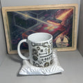 Mug 'Mécanique' Design Élégant et Finition de Haute Qualité Idéale pour les Collectionneurs ou Cadeau Unique
