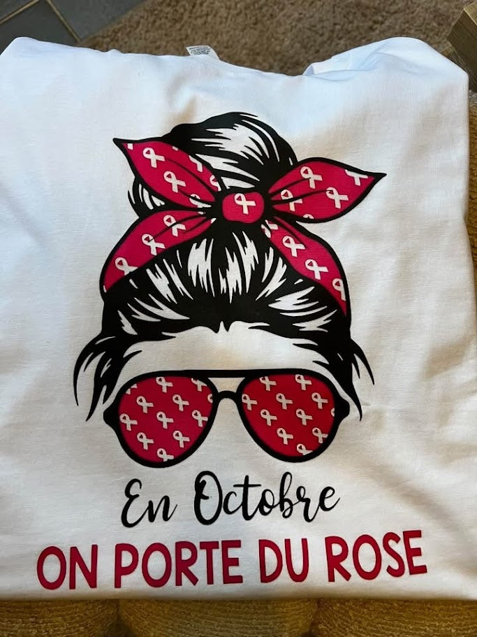 T-shirt Octobre Rose