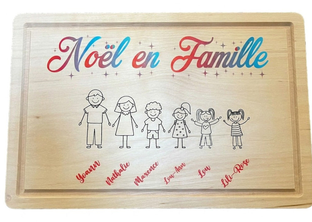 Planche décorative Famille