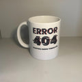 Mug Argent 'Erreur 404' Design Élégant et Finition de Haute Qualité Idéale pour les Collectionneurs ou Cadeau Unique
