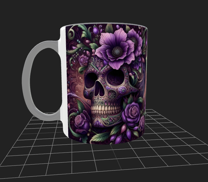 Mug 'Tête de mort' Design Élégant et Finition de Haute Qualité Idéale pour les Collectionneurs ou Cadeau Unique (Copie)